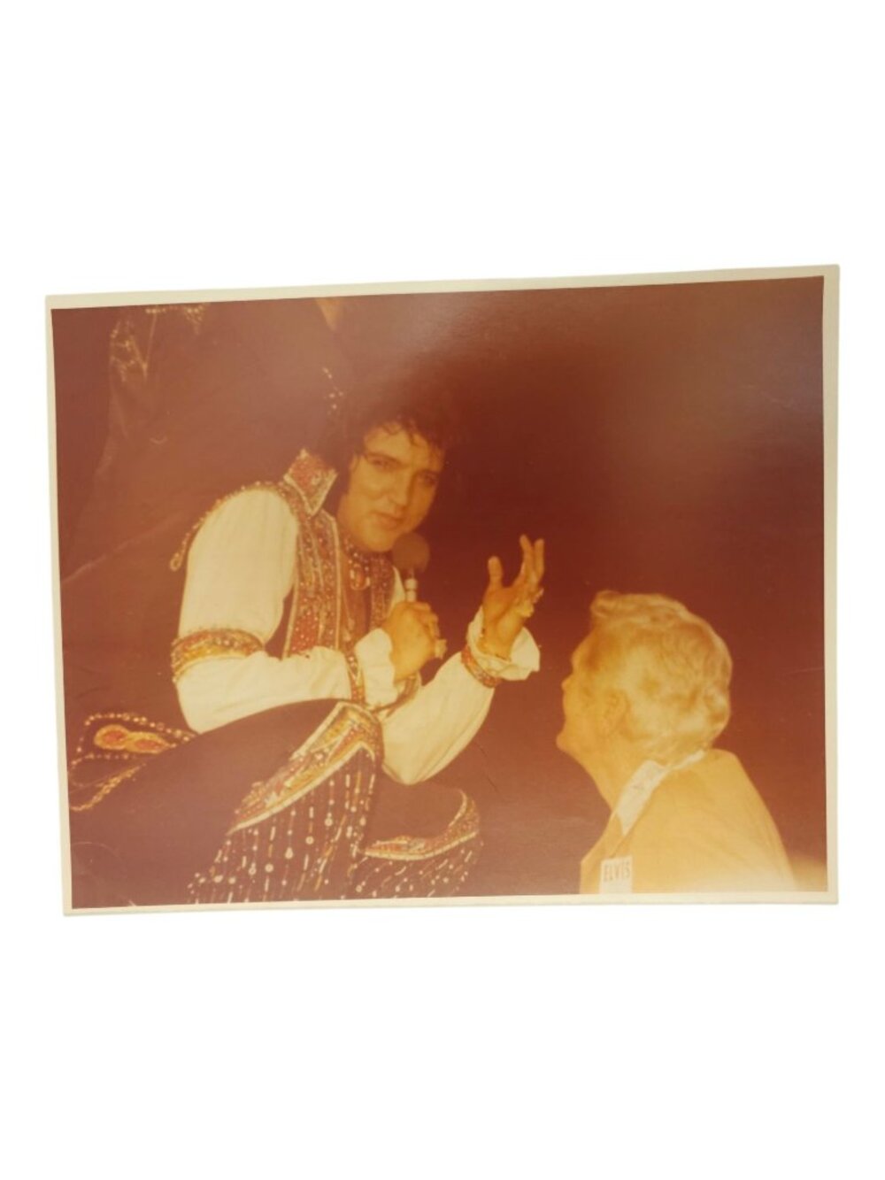 Elvis Presley Father Vernon 8x10 Photo Asheville North Carolina July 1975